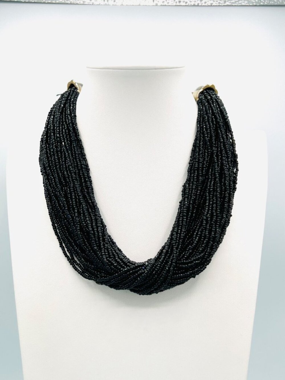 Shut Eye TV Wardrobe Black Multi Strand Beaded Necklace COA